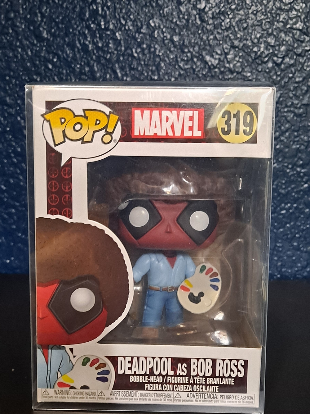 Deadpool As Bob Ross Funko Pop